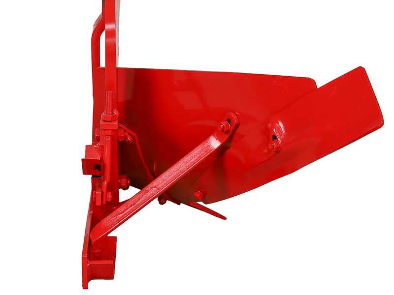 MDS-01C - Aratro monovomere a scalpello - Spostamento manuale a vite - Per trattori con attacco a tre punti