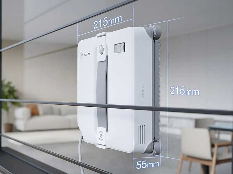 Ecovacs WINBOT MINI 2 - Robot lavavetri elettrico - Gestione tramite app