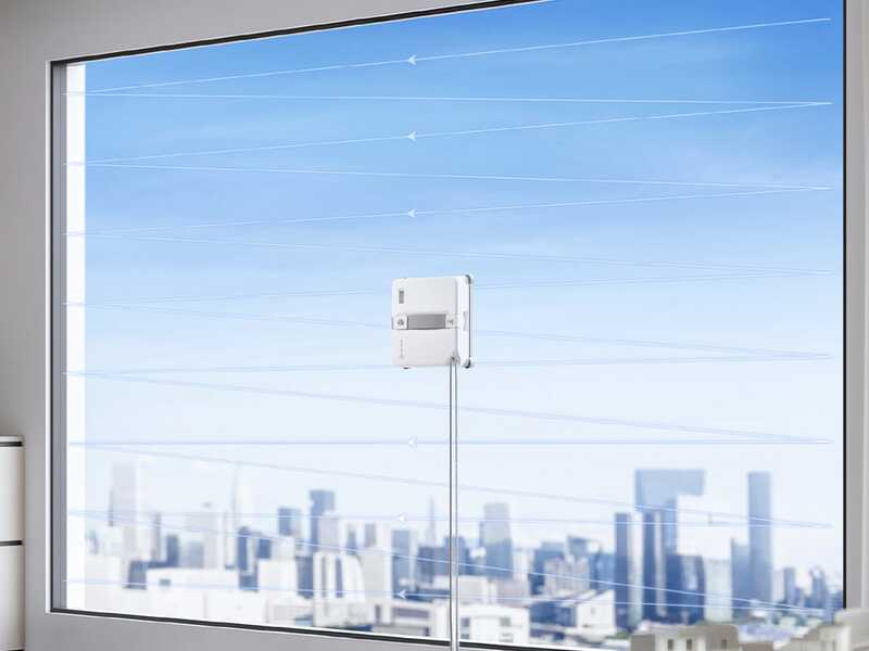 Ecovacs WINBOT MINI 2 - Robot lavavetri elettrico - Gestione tramite app