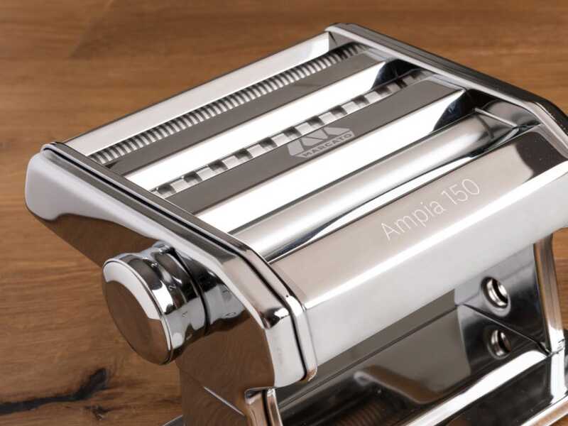 Marcato Ampia 150 - Macchina per la pasta manuale in acciaio cromato