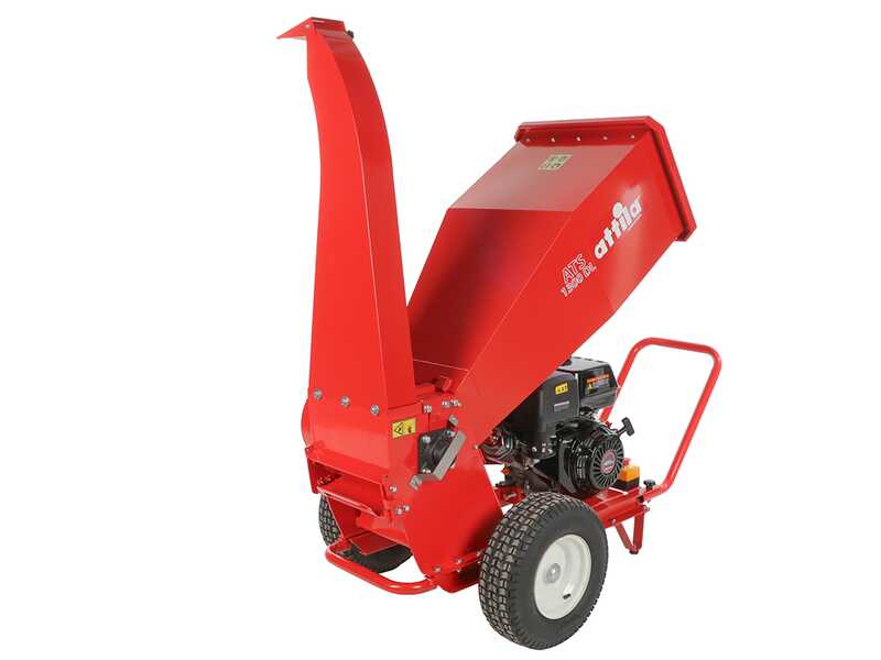 Attila ATS 1300 DL - Biotrituratore a scoppio - Motore a benzina Loncin da 420cc - Doppia configurazione di scarico