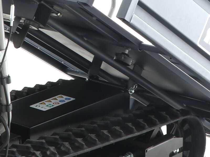 OUTLET - UTILIZZATO PER PROVA - Blackstone TB 4500 E - Carriola elettrica a batteria 60V/20Ah - Faro LED e sponde estensibili
