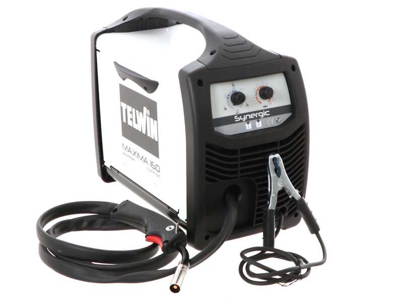Telwin Maxima 160 Synergic - Saldatrice Inverter Multiprocesso (MIG-MAG/FLUX/BRAZING) - GAS/NO GAS