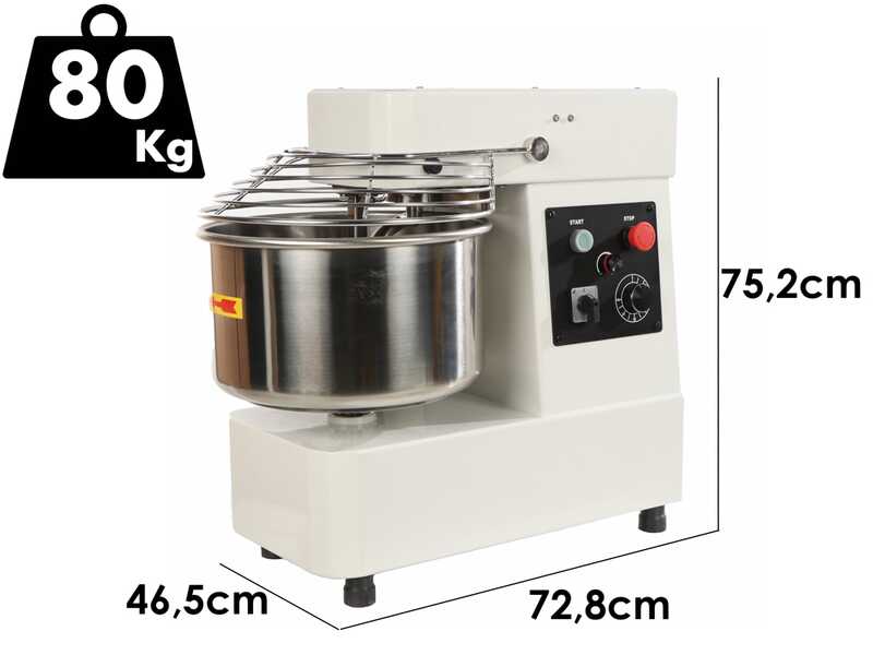 OUTLET - PICCOLI DIFETTI ESTETICI - Prismafood iLine SFMC 30 VAR - Impastatrice a spirale - capacit&agrave; 25Kg - Monofase