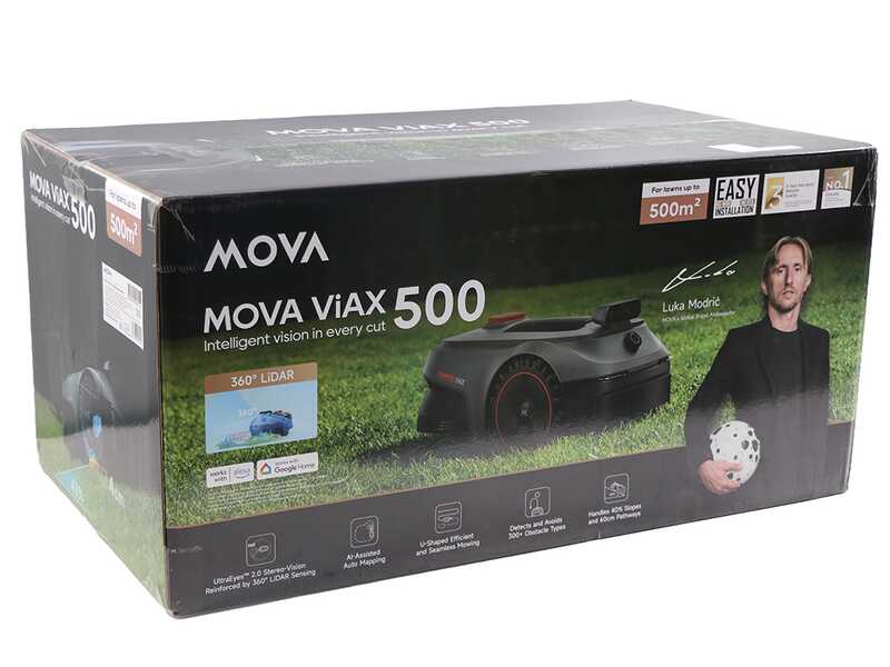 MOVA ViAX 500 - Robot Tagliaerba - Senza impianto - Garage Incluso