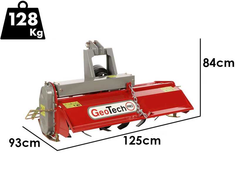GeoTech Pro LRT 105 - Zappatrice per trattore serie leggera - Spostamento manuale