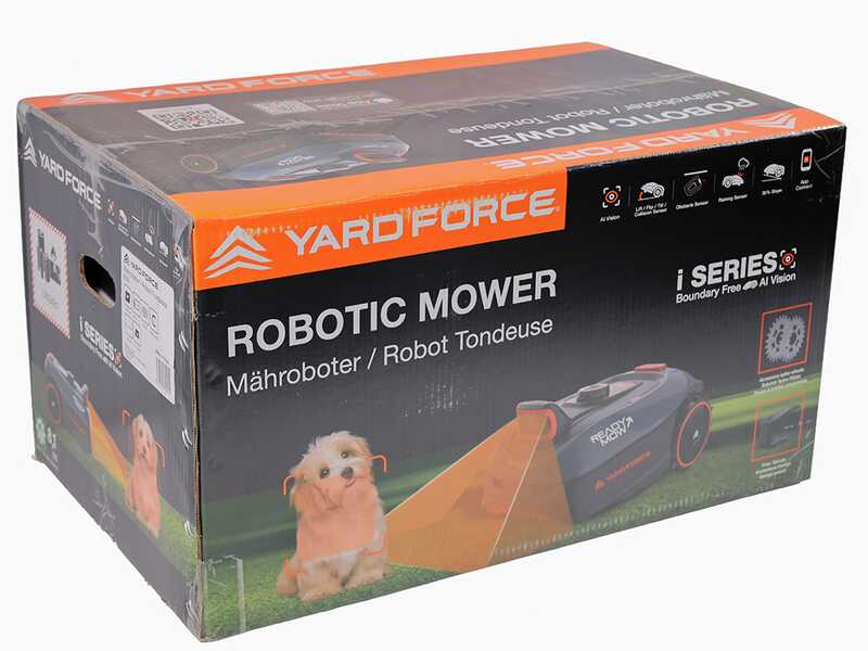 Yard Force i600 iVISION Drop &amp; Go - Robot tagliaerba - Senza impianto