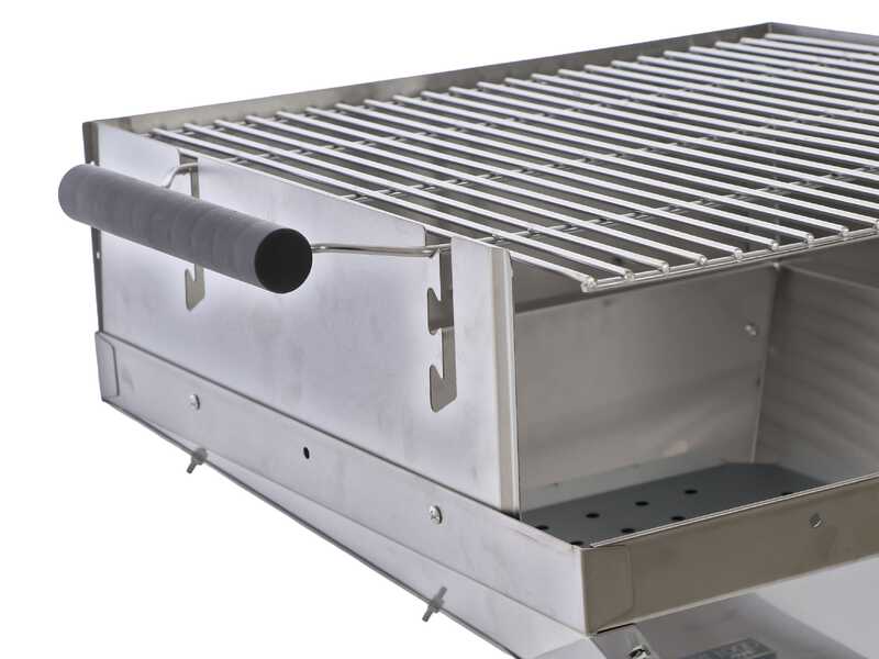 Royal Food CB 2100 - Barbecue a carbone - Griglia in acciaio inox