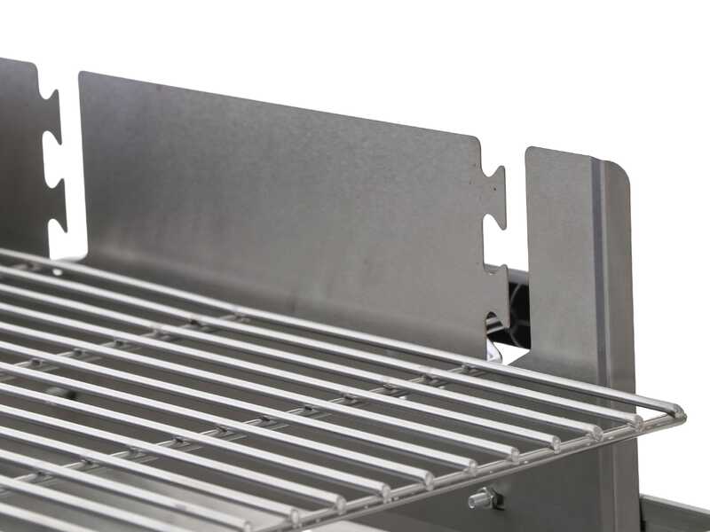 Royal Food CB 2100 - Barbecue a carbone - Griglia in acciaio inox
