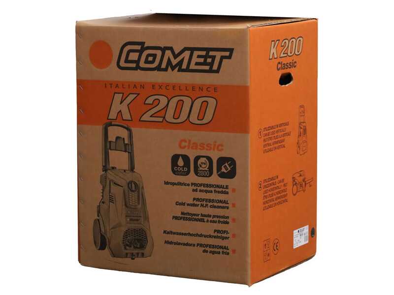 Comet K 200 10/150  M Classic - Idropulitrice professionale a freddo - Pressione massima - 150 bar - 600 l/h