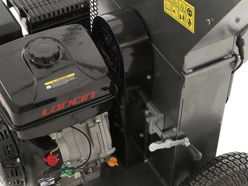 OUTLET - PICCOLI DIFETTI ESTETICI - BlackStone DSP 150 L - Biotrituratore a scoppio - con motore a benzina Loncin da 420cc