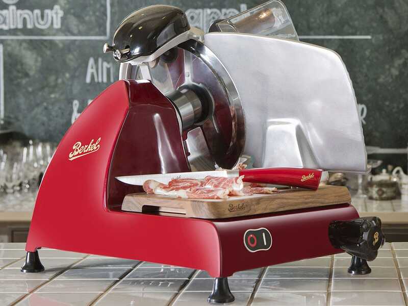 OUTLET - DA ESPOSIZIONE - Berkel Red Line 250 Rossa - Affettatrice con lama in acciaio cromato da 250 mm