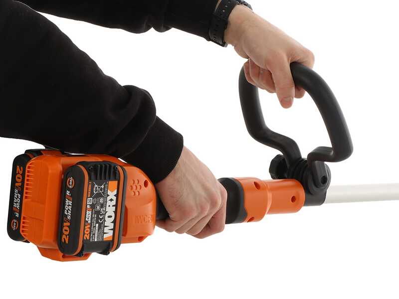 OUTLET - UTILIZZATO PER PROVA - Worx WG183E - Decespugliatore a batteria - 40V - 2x20/2Ah