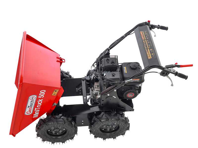 GeoTech Pro MiniTruck 500 - Motocarriola 4x4 con motore Loncin G200F