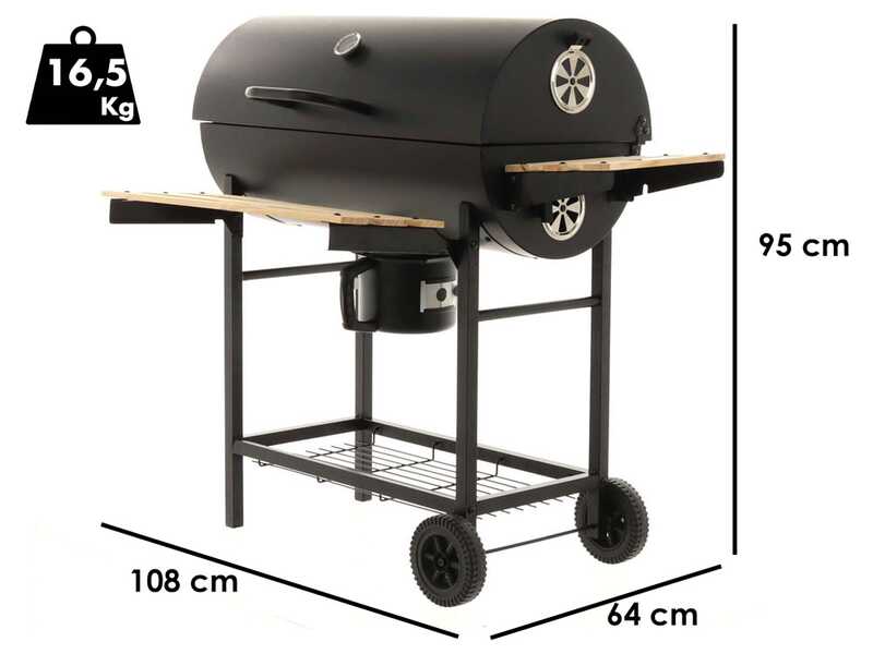 OUTLET - PICCOLI DIFETTI ESTETICI - Royal Food CB 450 - Barbecue a carbone