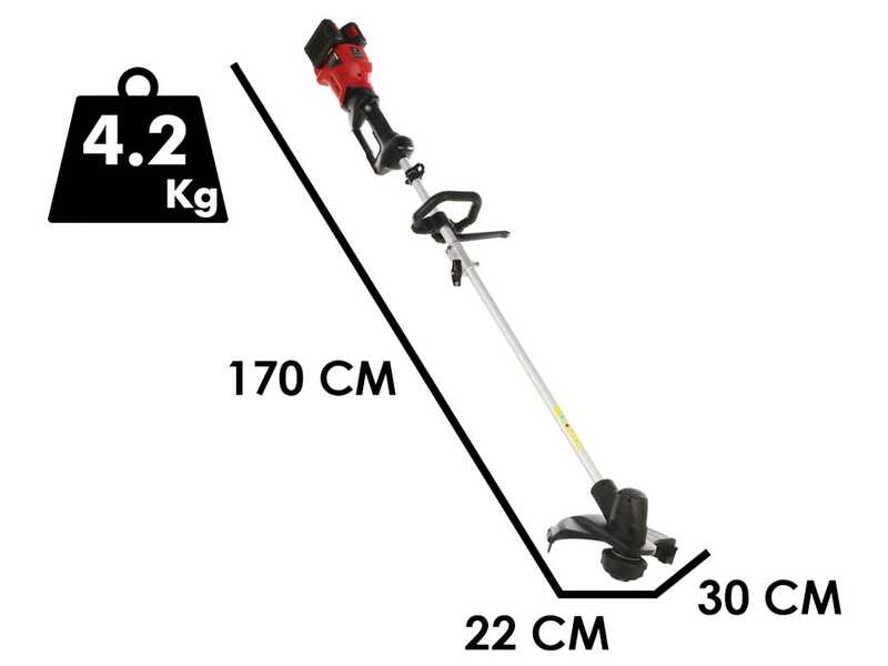 OUTLET - PICCOLI DIFETTI ESTETICI - Geotech X-Line BC-40V - Decespugliatore a batteria - 40V - SENZA BATTERIA E CARICABATTERIE