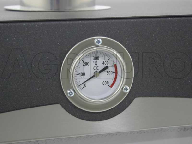 Forno a legna da incasso Nuovo Minimus 50 Mini Inc in acciaio - 2 piani 