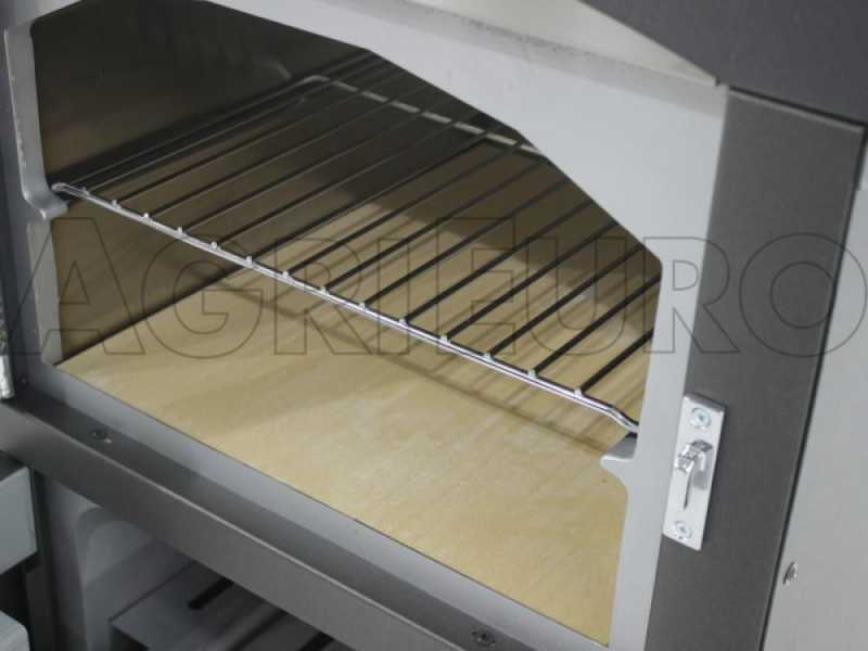 Forno a legna da incasso Nuovo Minimus 50 Mini Inc in acciaio - 2 piani 