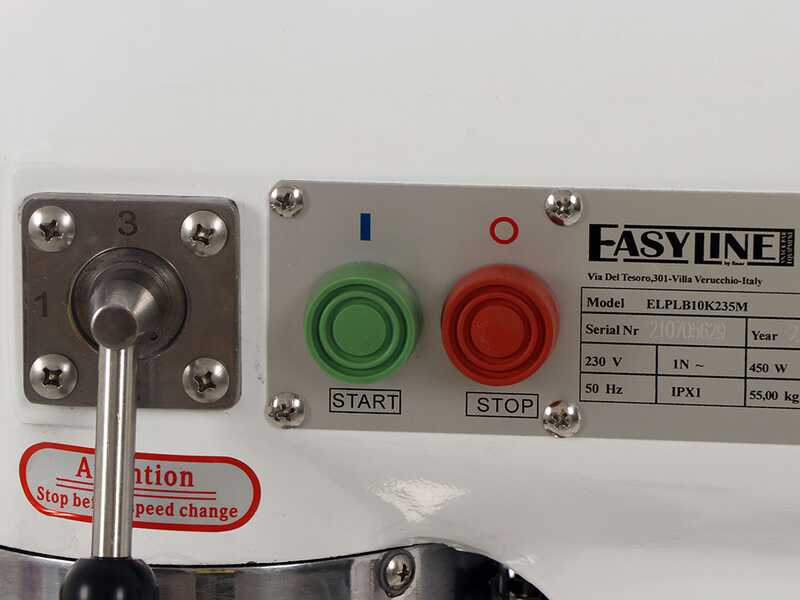 OUTLET - UTILIZZATO PER PROVA - FIMAR EASYLINE B10K - Impastatrice planetaria professionale - Vasca INOX da 10 litri