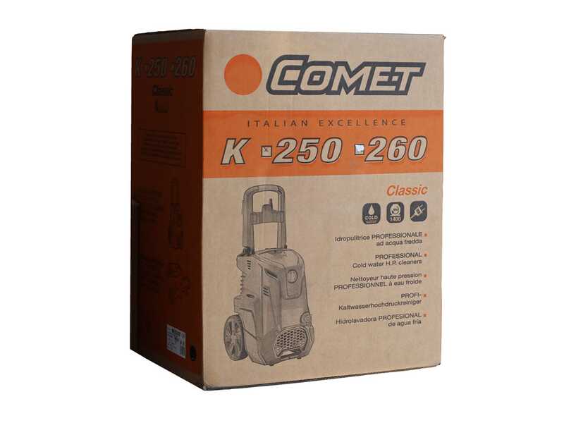 Comet K250 10/150 M CLASSIC - Idropulitrice professionale ad acqua fredda - 150 bar - 600 l/h