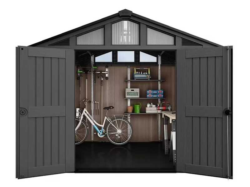 Keter Stronghold 8X8 - Casetta da giardino - Con porta a doppia anta - 252x231x241 cm