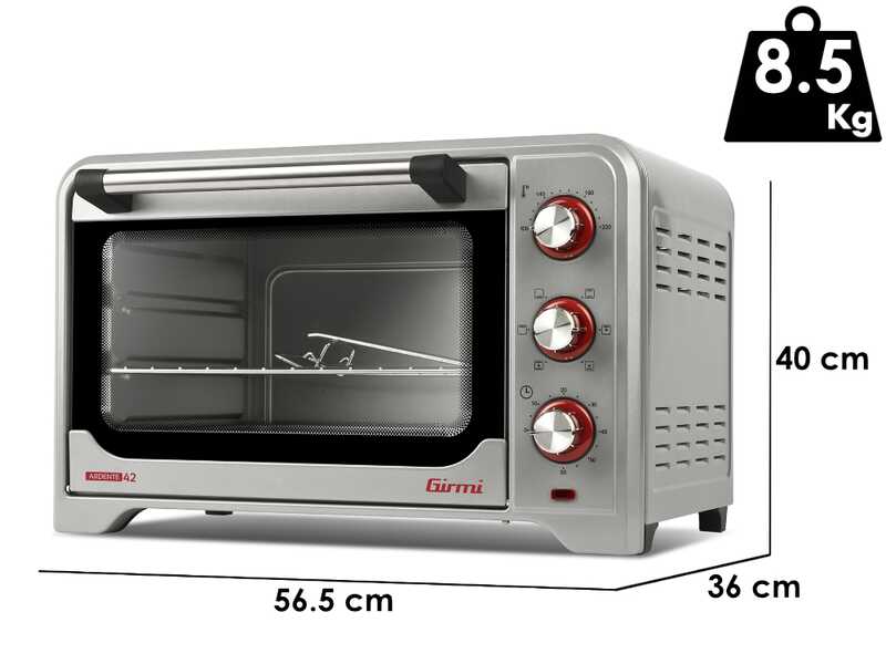 Girmi FE42 Ardente - Forno Elettrico Ventilato 42LT 2000W