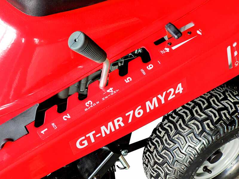 OUTLET - PICCOLI DFIETTI ESTETICI - GeoTech Pro GT-MR 76 - Rider trattorino rasaerba - Motore da 432cc