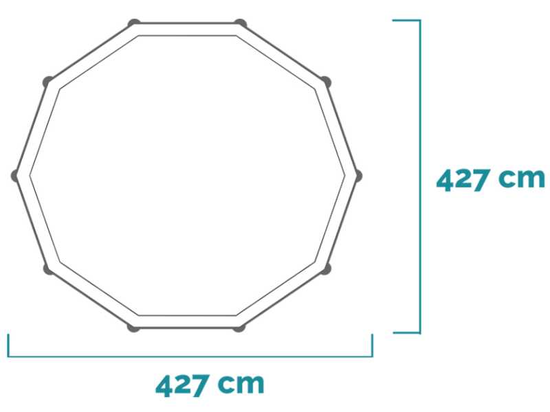 OUTLET - PICCOLI DIFETTI ESTETICI - Intex Prisma Frame 26720NP - &Oslash;427x107 cm - Piscina Rotonda