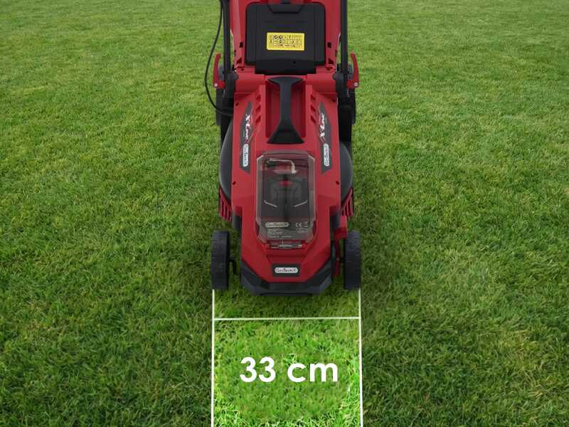 GeoTech X-Line LM-20V - Tagliaerba a batteria - SENZA BATTERIA E CARICABATTERIA