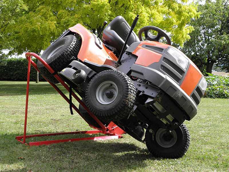OUTLET - SENZA IMBALLO ORIGINALE - Sollevatore idraulico per trattorini da giardinaggio e rasaerba - elevatore max 300 Kg