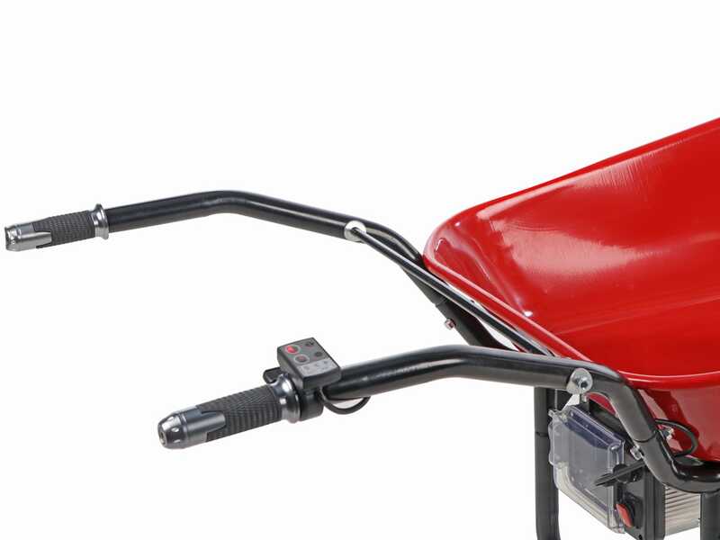 OUTLET - DA ESPOSIZIONE - Geotech CAR 260T-100 - Carriola elettrica a batteria 40V 6Ah - Ruote traktor