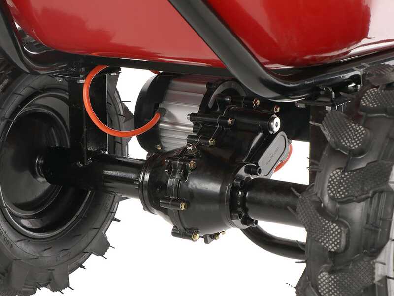 OUTLET - DA ESPOSIZIONE - Geotech CAR 260T-100 - Carriola elettrica a batteria 40V 6Ah - Ruote traktor