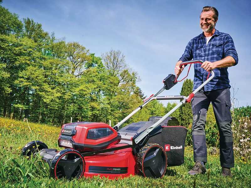 Einhell GP-CM 36/52 S Li BL - Tagliaerba a batteria - 4x18V/5.2Ah - Taglio 52 cm