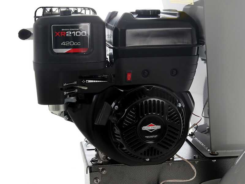 OUTLET - DIFETTI ESTETICI - BlackStone CSB 150 BS - Biotrituratore a scoppio - Motore a benzina Briggs &amp; Stratton 13.5 hp