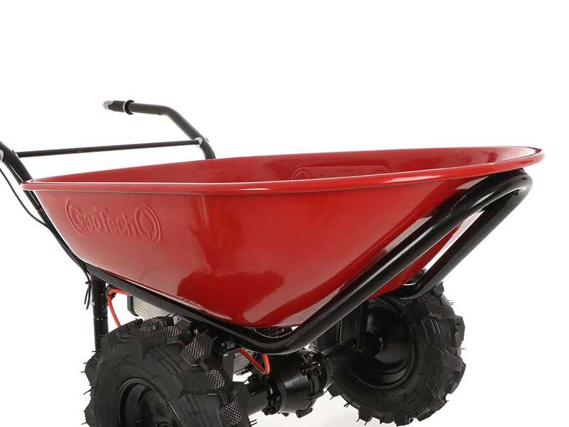 OUTLET - PICCOLI DIFETTI ESTETICI - GeoTech CAR 260T-100 - Carriola elettrica a batteria 40V 6Ah - Ruote traktor