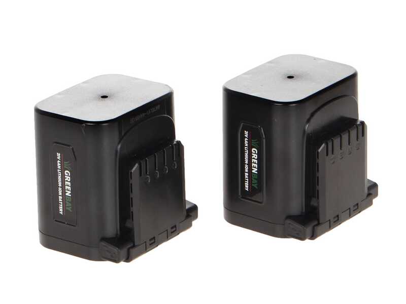 OUTLET - UTILIZZATO PER PROVA - GreenBay TopCut 40 - Forbice elettrica da potatura - 2x 21V 4Ah