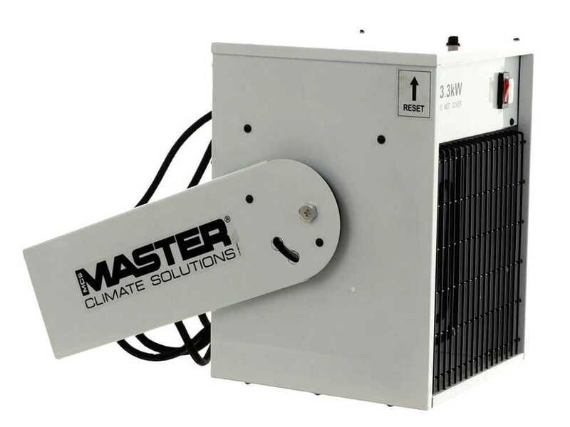 OUTLET - SENZA IMBALLO ORIGINALE - Master TR 3D - Generatore di aria calda elettrico con ventilatore - 3.3 kw - Unit&agrave; di controllo remota
