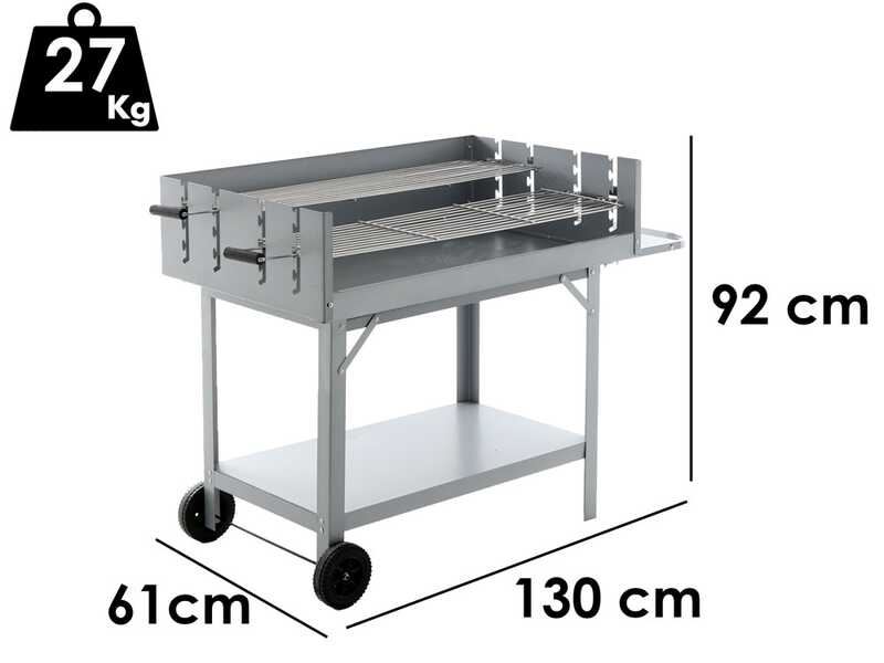 OUTLET - PICCOLI DIFETTI ESTETICI - Royal Food CB 550S - Barbecue a carbone
