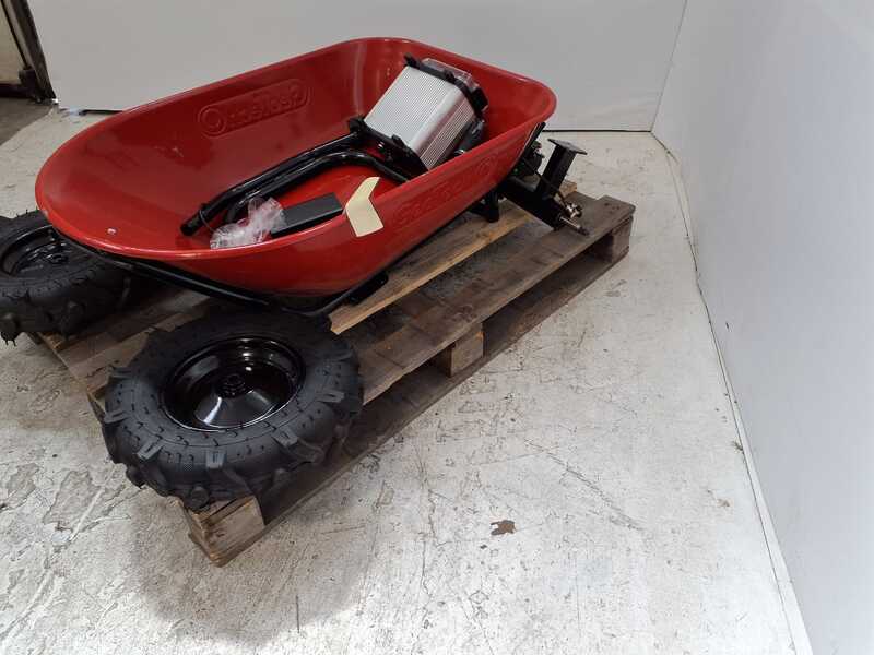 OUTLET - URILIZZATO PER PROVA - GeoTech CAR 260T-100 - Carriola elettrica a batteria 40V 6Ah - Ruote traktor