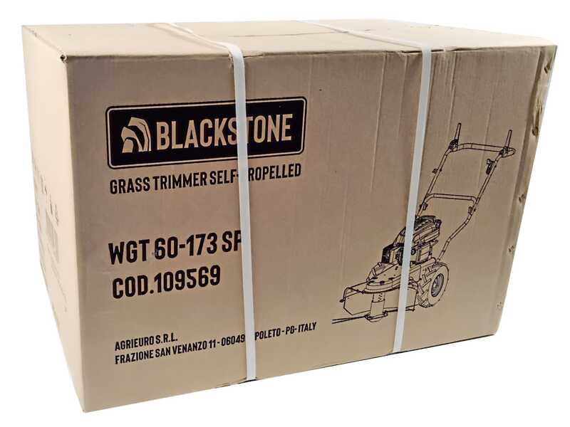 OUTLET - PICCOLI DIFETTI ESTETICI - BlackStone WGT 60-173 SP - Decespugliatore a ruote a benzina 4 tempi semovente