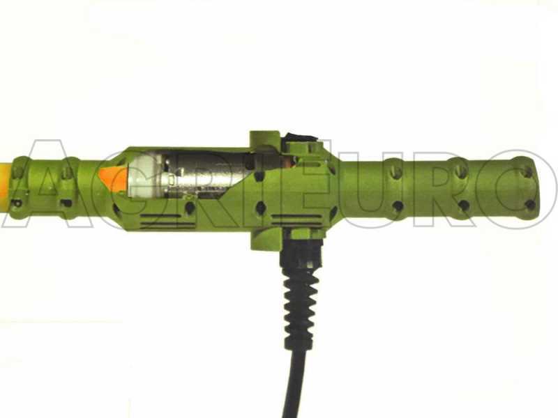 Oliviero Synthesis - Abbacchiatore elettrico a batteria - Asta in alluminio fissa 250 cm