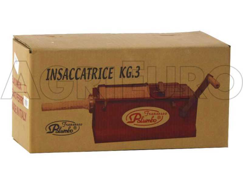 Palumbo Pavi 175 INOX - Insaccatrice manuale per salumi 3 Kg - 2 Velocit&agrave;