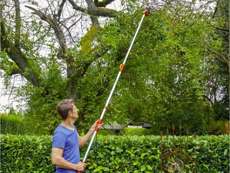 Wolf Garten RR 400 T - Forbicione da potatura telescopico professionale - Asta 220/400cm - &Oslash; 32 mm