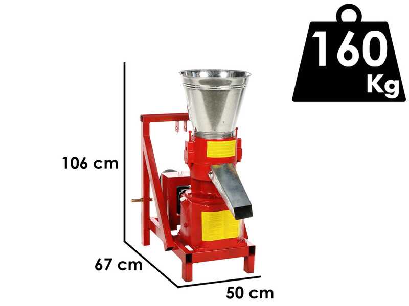 GeoTech Pro TWPM200 - Pellettatrice a trattore - Produzione del pellet da riscaldamento