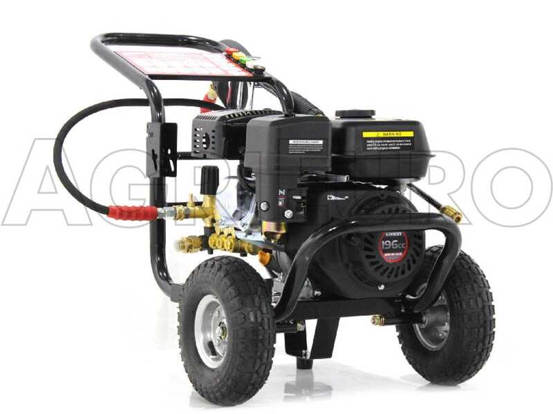 GeoTech Pro PWP 12/205 ZW Idropulitrice a scoppio - 206 bar - Motore Loncin a benzina 196cc