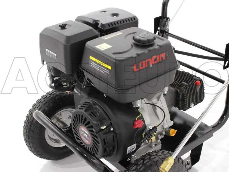 GeoTech Pro PWP 17/250 ZW - Idropulitrice a scoppio - 248 bar - Motore Loncin a benzina 389cc