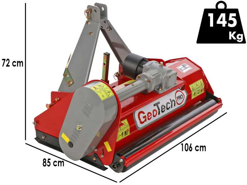 GeoTech Pro LFM95 - Trinciaerba per trattore - Serie leggera