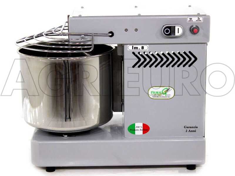 Famag IM 8/230 10 Velocit&agrave; Silver - Impastatrice a spirale 8 Kg