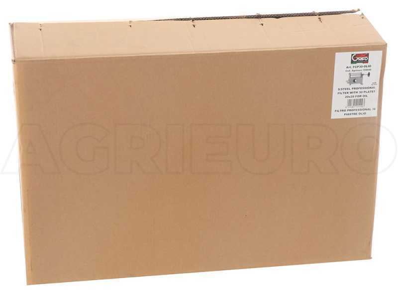 Grifo Professional FCP20-Olio - Filtro a cartoni per olio carrellato - Pompa in INOX Liverani