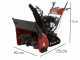 GeoTech Pro STP1587 TERBS - Spazzaneve a scoppio - Cingolato - B&amp;S 2100